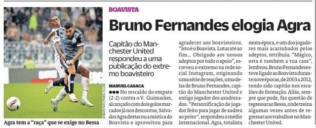 Boavista na imprensa desportiva - 09/10/2024