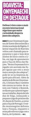 Boavista na imprensa desportiva - 11/10/2024