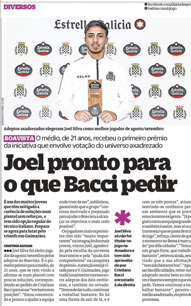 Boavista na imprensa desportiva - 04/10/2024