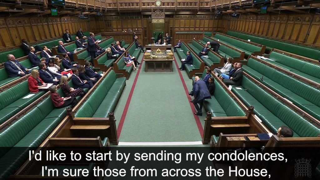 Tribute in parliament to George Baldock