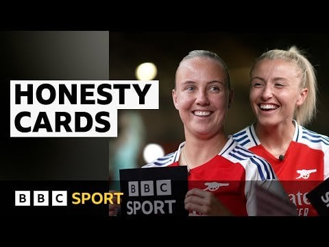 Something a bit more light-hearted | Beth Mead and Leah Williamson Honesty Cards