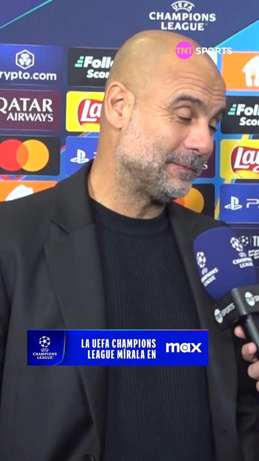 Journalist: Here in Mexico, everyone supports Real Madrid or Barcelona. How can we attract people to Man City here? Pep Guardiola: "As long as they support Barça, it's fine" [@TNTSportsMex] #fcblive
