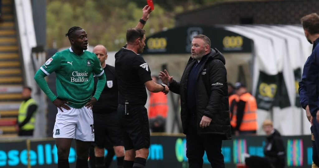 Argyle boss Wayne Rooney faces three FA charges after red card