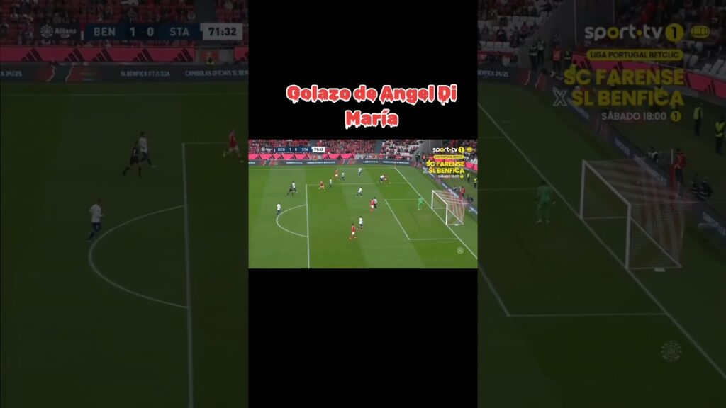 Golazo de Angel Di María para Benfica