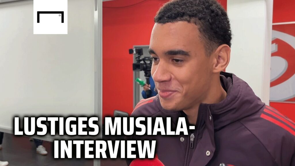 Musiala scherzt über Harry Kane nach erstem Hattrick 😁 | Mainz 0:4 FC Bayern