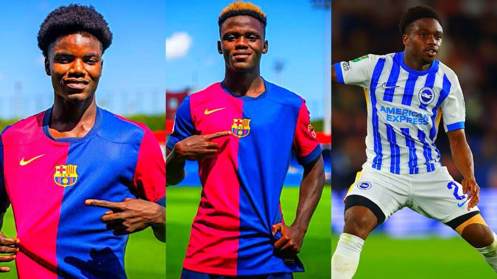GOOD NEWS FOR TWO GHANAIAN PLAYERS PLAYING FOR FC BARCELONA, TARIQ LAMPTEY SCORES, GHANA 1-2 NIGERIA