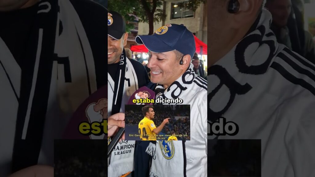 MADRIDISTAS REACCIONAN A ERIC GARCIA... #futbol #realmadrid #balóndeoro #vinicius