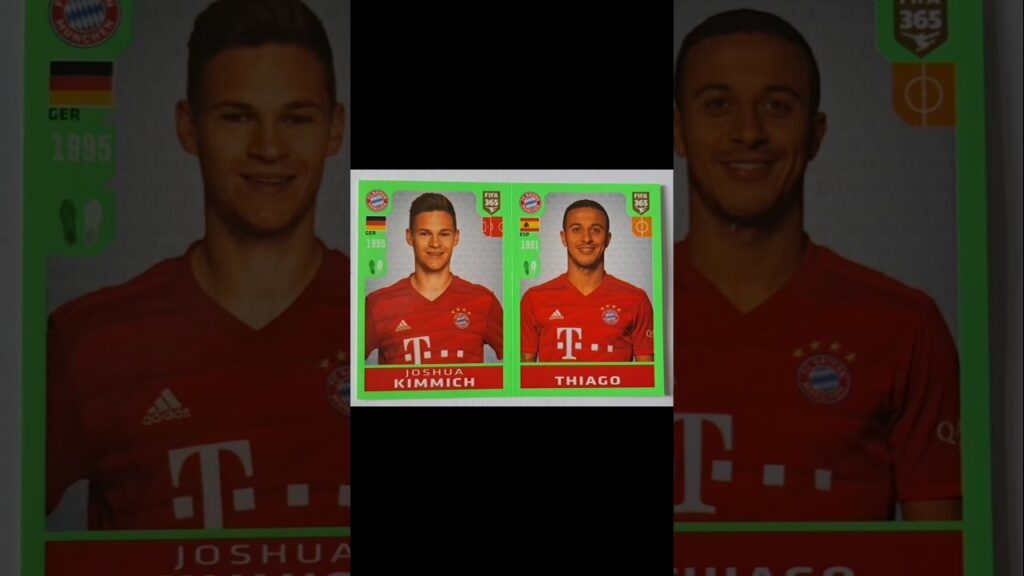 Joshua Kimmich und Thiago Panini Sticker    @Fußball_Sticker6284