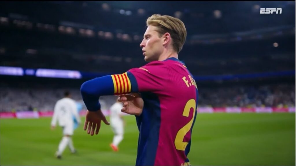 FRENKIE DE JONG TOYING vs REAL MADRID 2024 HD 1080i