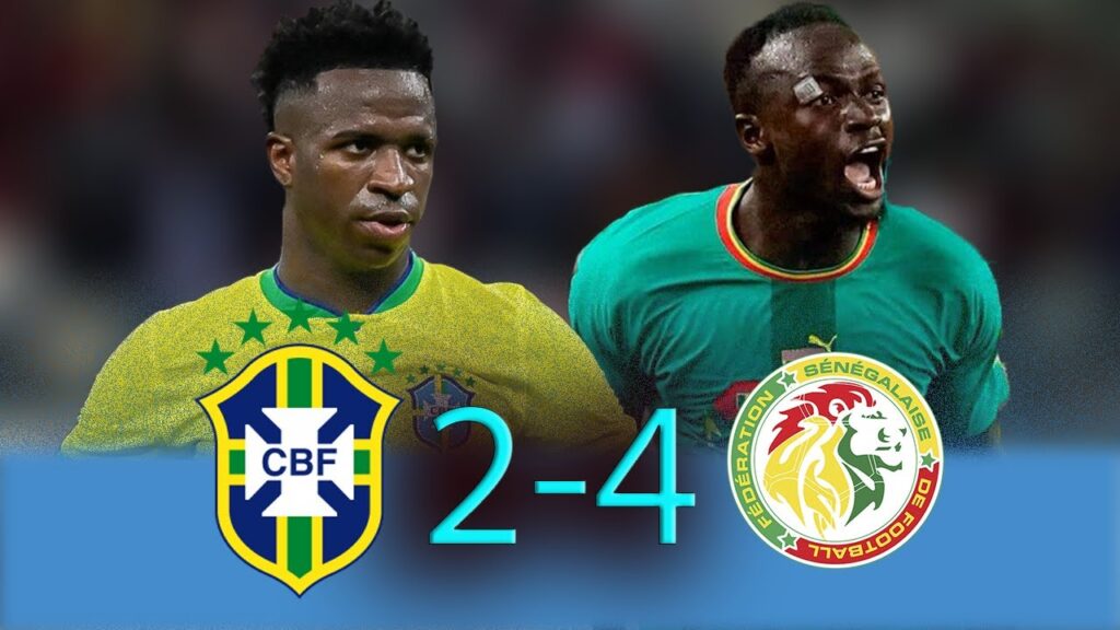 Brazil vs Senegal  2 - 4 Full Highlights Mané Contre Vinicius 2023