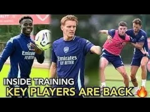 INSIDE TRAINING | Arsenal full explosive training for Liverpool🔥  Saka, Havertz, Odegaard, Rice