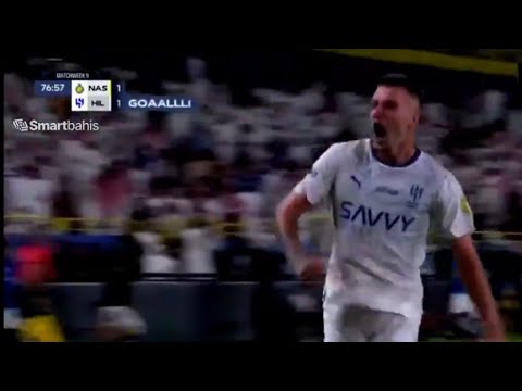 Sergej Milinković-Savić Goal, Al-Nassr vs Al-Hilal (1-1) All Goals and Extended Highlights