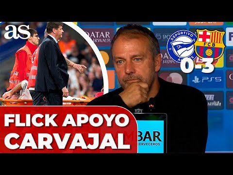 HANSI FLICK y su MENSAJE a DANI CARVAJAL tras su GRAVE LESIÓN en el REAL MADRID - VILLARREAL