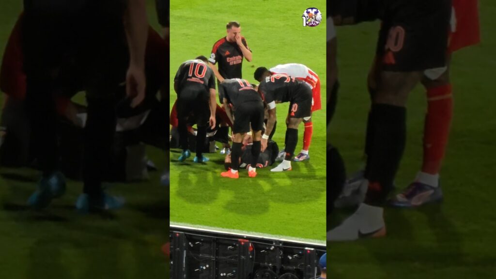 ALEXANDER BAH injury #benfica #championsleague #football