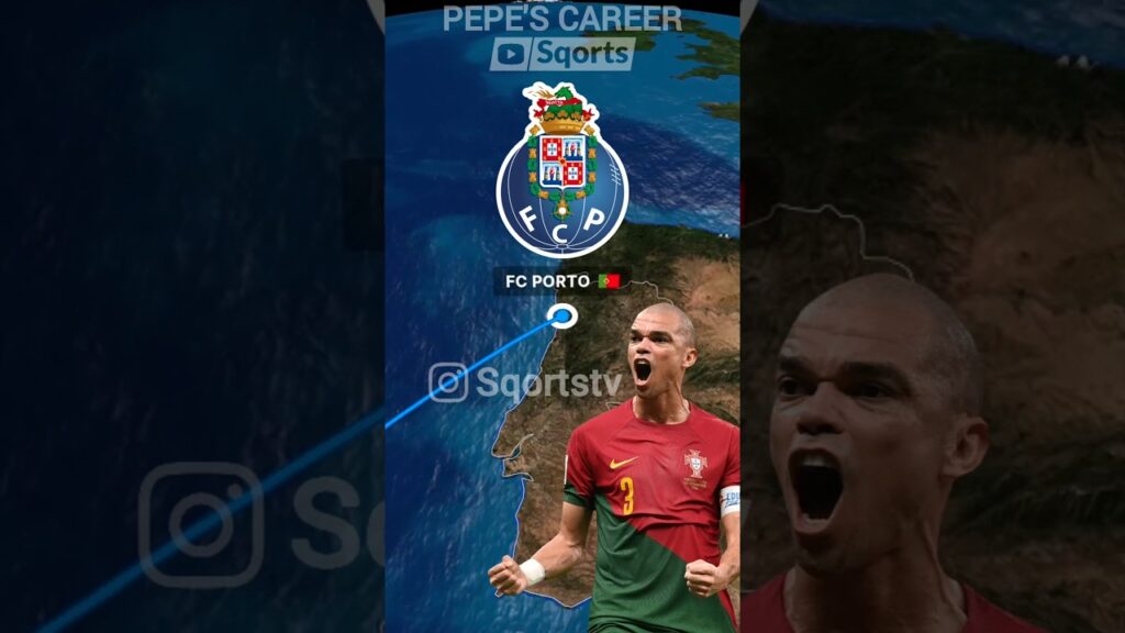 PEPE'S CAREER 🇵🇹 #shorts #portugal #fyp #edit #viral #football #trending #pepe #realmadrid #porto