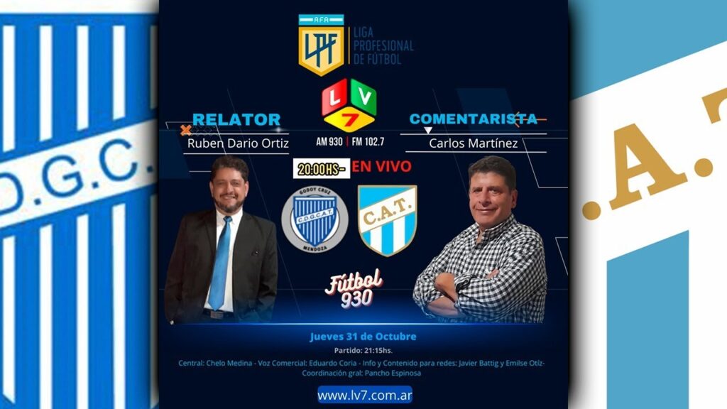 VIVO Torneo Cesar Luis Menotti LPF 2024- Fecha 20- Godoy Cruz (Mendoza) vs Atlético Tucumán