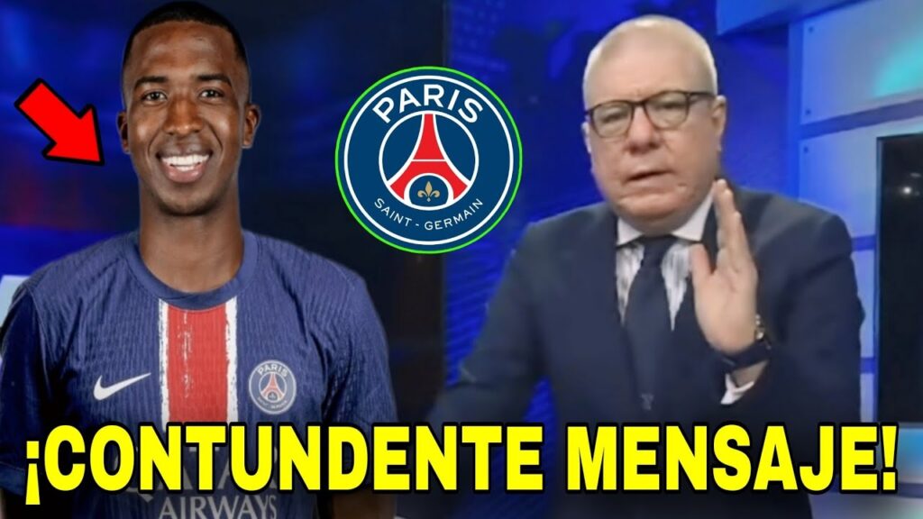 😱 ¡TREMENDO MENSAJE! de PRENSA ECUATORIANA W1LLIAM PACHO tras su FICHAJE al PSG 🔵