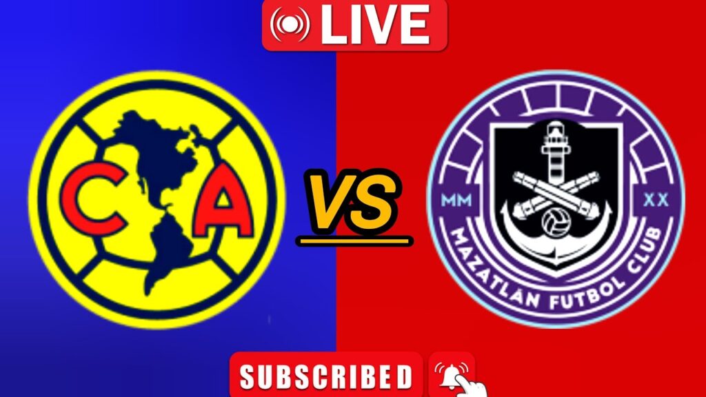 Club América vs Mazatlán FC México Liga MX Partido de Fútbol Hoy en Vivo 2024