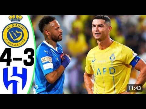 All Hilal vs All Nasar 3 4 All Goals And Highlight HD Today ☠ Ronaldo vs Neymar 💥