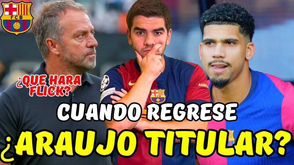 RONALD ARAUJO SERA TITULAR CUANDO REGRESE DE SU LESION? 🤔