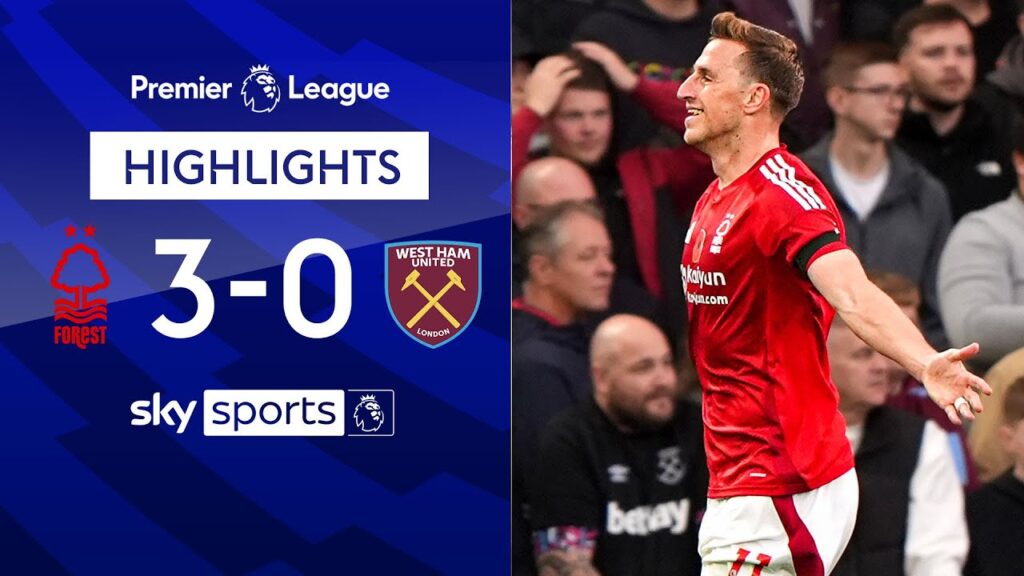 Wood fires Forest to third 🌳 | Nottingham Forest 3-0 West Ham | Premier League Highlights