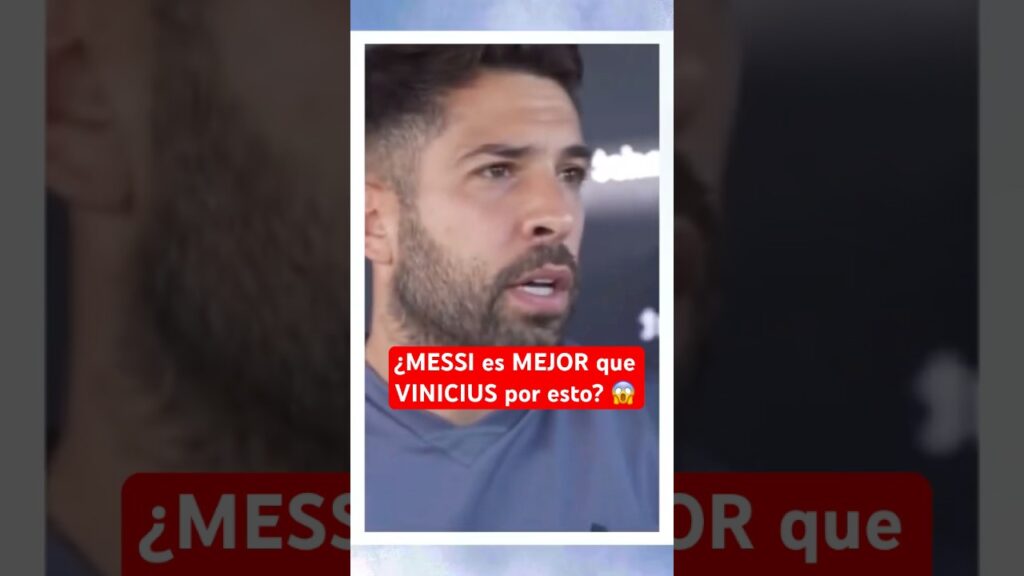 ¿MESSI es mejor que VINICIUS por esto? 😱| Jordi Alba armó debate #Messi #Futbol #Vinicius