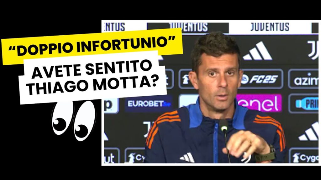 SCUDETTO alla JUVENTUS, la RISPOSTA a SORPRESA di Thiago Motta 💥| Ci sono anche DUE INFORTUNI 😱