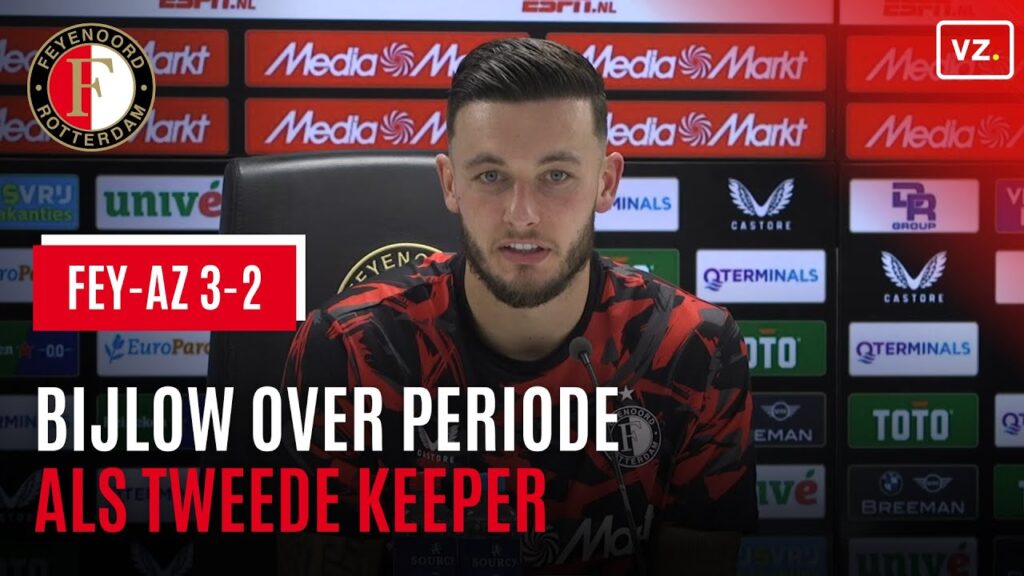 Justin Bijlow blikt na afloop van Feyenoord - AZ terug op periode als tweede keeper