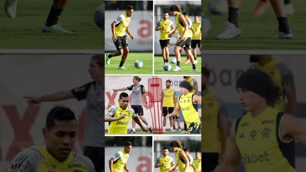 Alex Sandro e Davi de Volta aos Treinos ⚫️🔴 #shorts