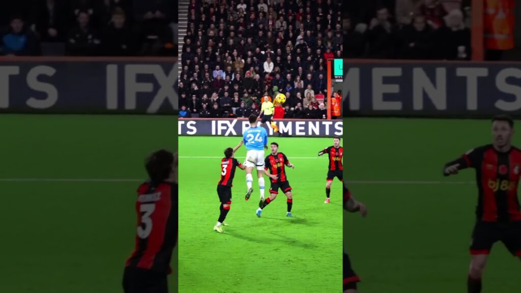 No blue skies today - Joško Gvardiol header vs Bournemouth