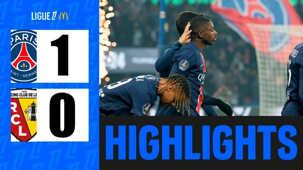 Ousmane Dembélé Goal | PSG vs Lens 1-0 Highlights | Ligue 1 2024-2025