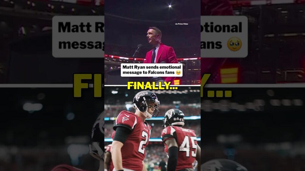 This speech from Matt Ryan to Atlanta 🥹❤️