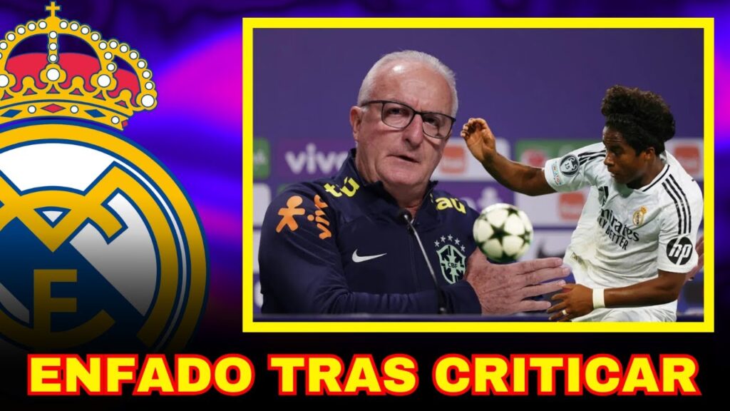 ENFADO DEL MADRID CON EL SELECCIONADOR DE BRASIL TRAS CRITICAR A ENDRICK