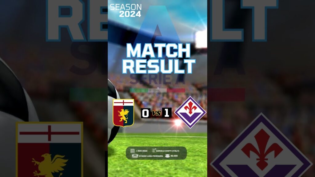 MATCH RESULT | GENOA VS  FIORENTINA