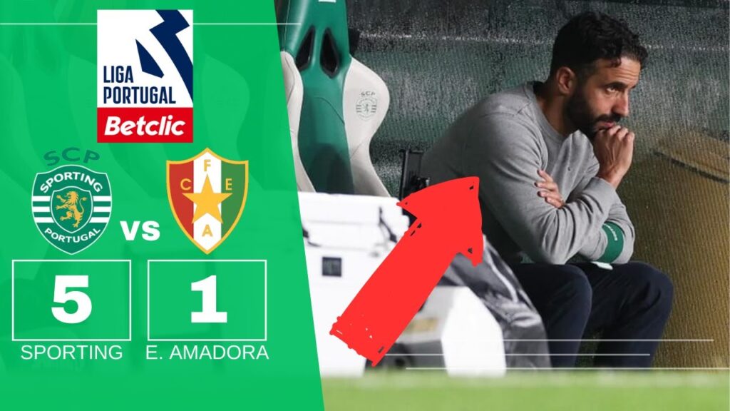 CONFERÊNCIA DE IMPRENSA DE RUBEN AMORIM SPORTING 5 vs ESTRELA AMADORA 1 LIGA PORTUGAL BETCLIC 2425 ⚽