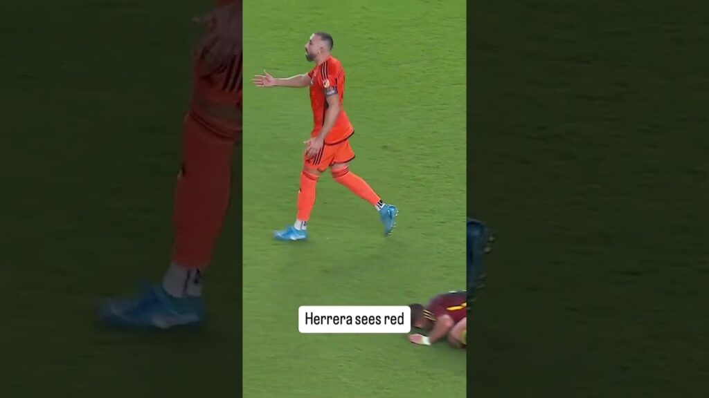 Herrera sent off as Houston exit MLS Cup playoffs 😡