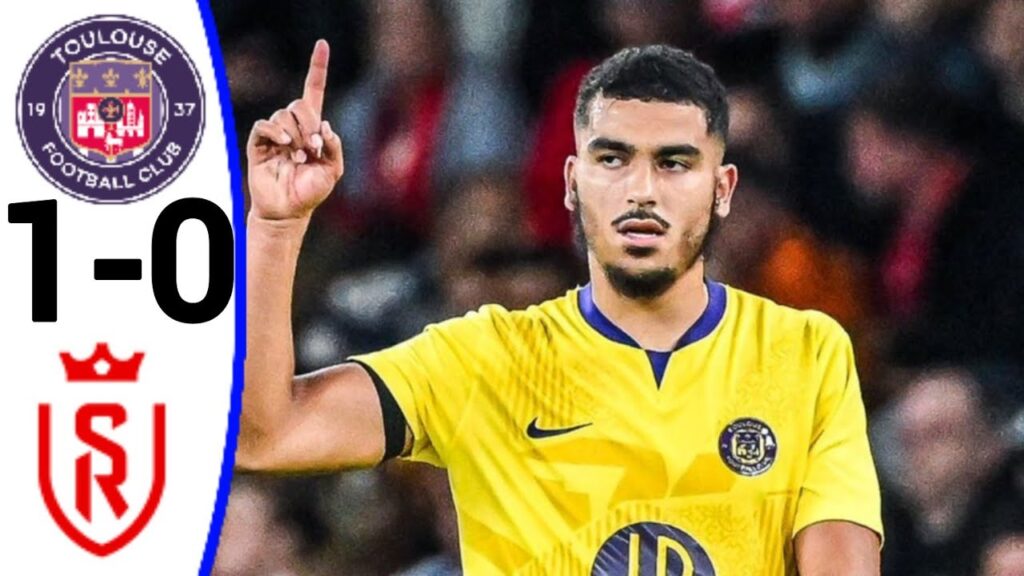 Toulouse vs Reims (1-0) But de Zakaria Aboukhlal, tous les buts et faits saillants prolongés