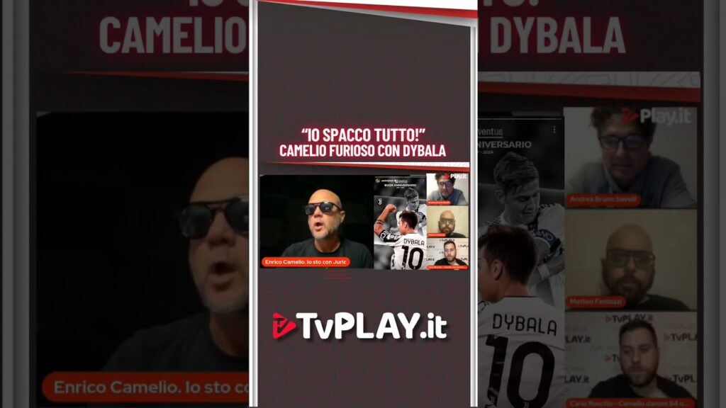 Dybala omaggia la Juve e Camelio non la prende bene