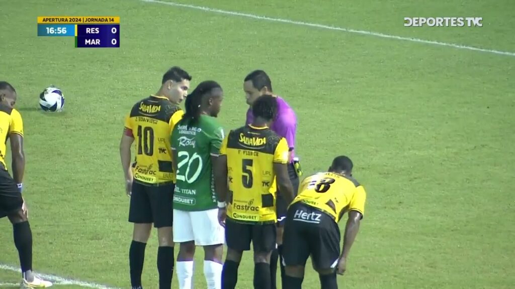 ¡Gol de Alexy Vega! Marathón desde el punto penal abre el marcador ante Real España