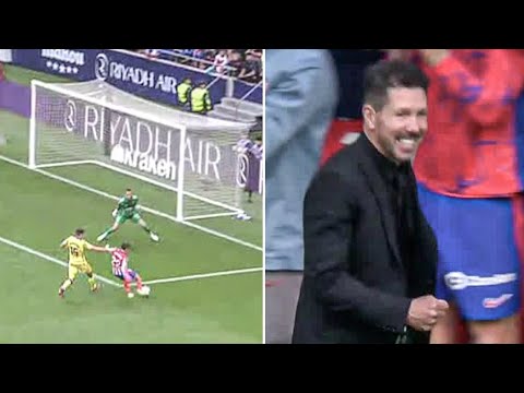 Giuliano Simeone SCORED his FIRST GOAL for ATLETICO MADRID vs Las Palmas