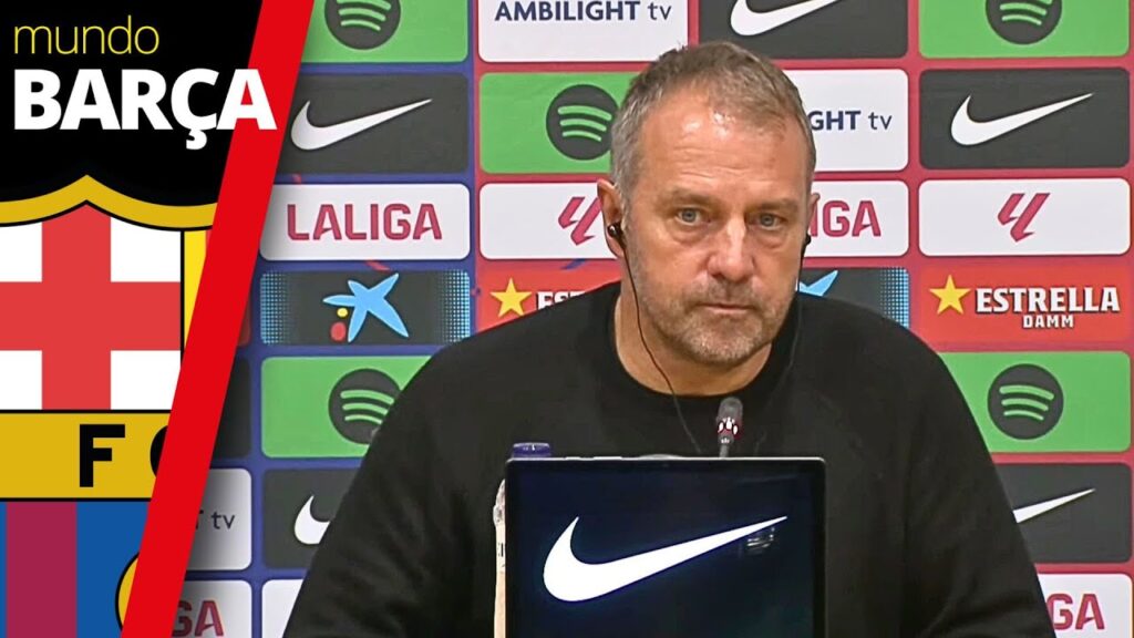 Rueda de prensa de Hansi Flick tras la victoria (3-1) del BARÇA al ESPANYOL | LaLiga