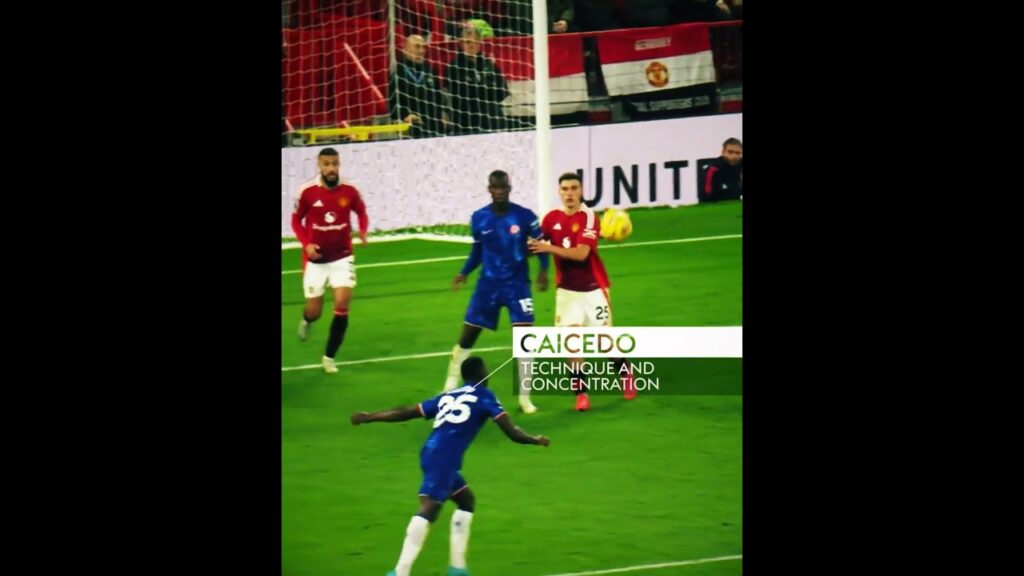 Caicedo's STUNNING volley for Chelsea is the Gillette #PrecisionPlay of the week! 🔥