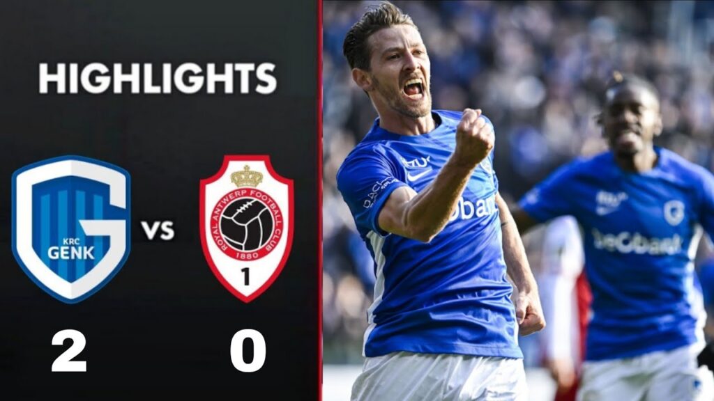 KRC Genk vs Royal Antwerp 2-0 Highlights | Racing Genk - Antwerpen | Jupiler Pro League 2024 - D1A