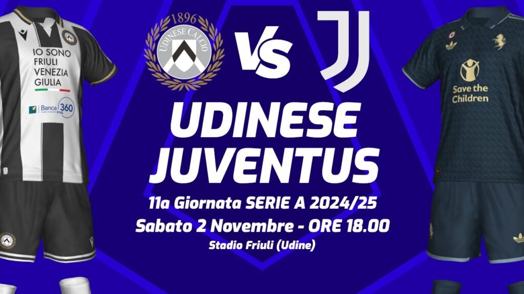 SECONDA SCONFITTA CONSECUTIVA PER L'UDINESE: LA JUVENTUS PASSA 2-0