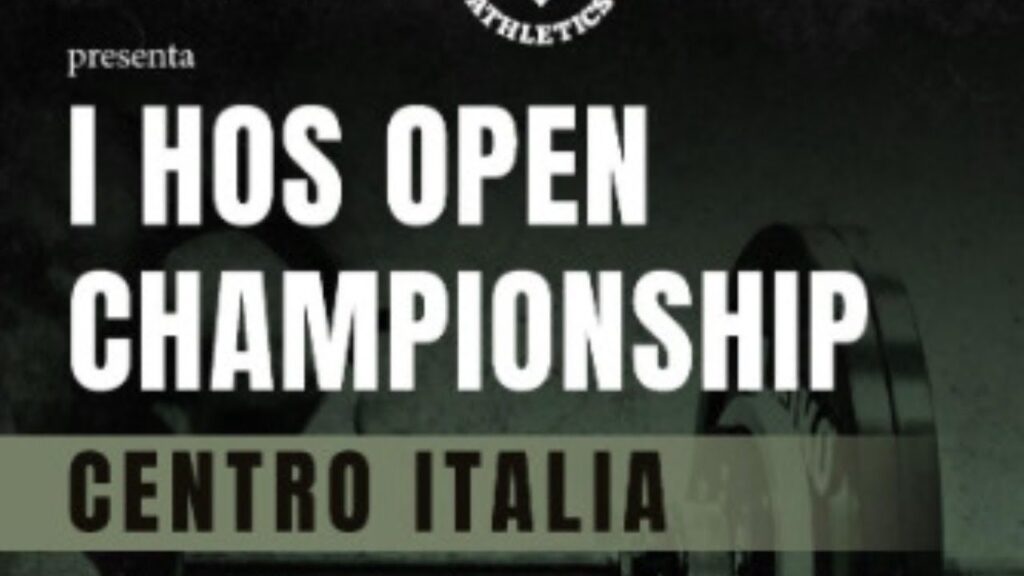 I HOS CHAMPIONSHIP - CENTRO ITALIA CATEGORIA -83 MASCHILE 1/2 GRUPPO