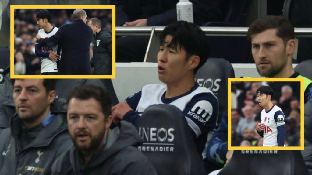 🔥 Son Heung Min FURIOUSLY SCOLDING Postecoglou for substituted early with Aston Villa