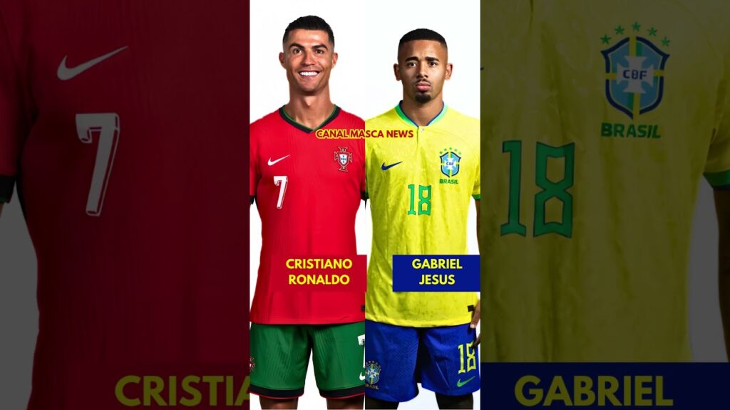 GABRIEL JESUS VS CRISTIANO RONALDO NA SUA OPINIÃO QUEM É MELHOR NO FUTEBOL?