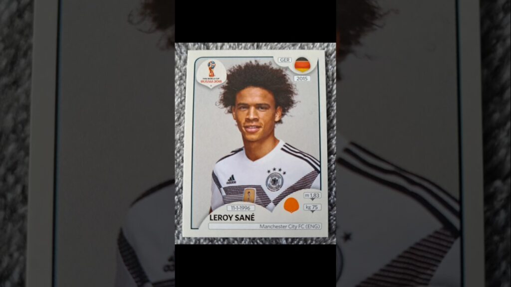 Leroy Sane Panini Sticker @Fußball_Sticker6284