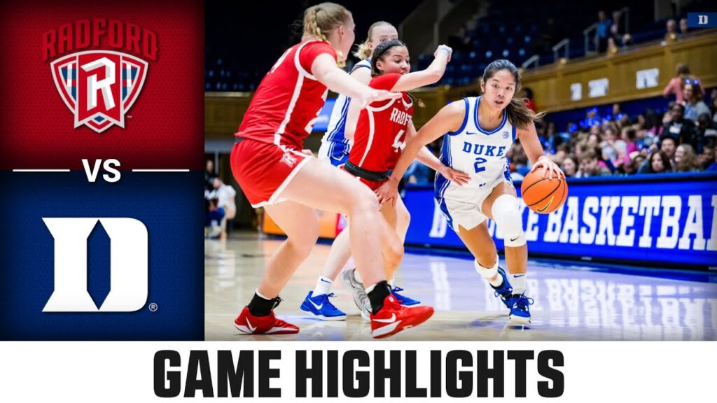 Radford vs. Duke Game Highlights | 2024-25 ACC Women’s Basketball