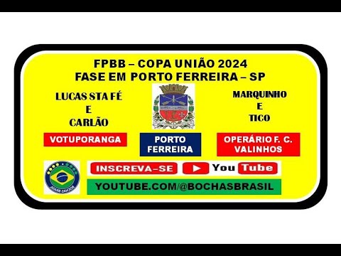 Lucas Sta Fé e Carlão ( Votuporanga) X Marquinho e Tico (Operário F.C.Valinhos)